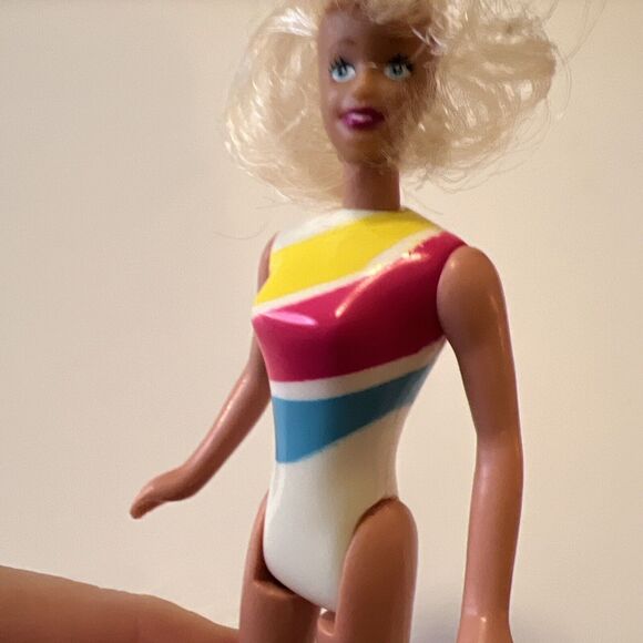 RARE Barbie Super Gymnast Vintage Original Mattel Barbie Happy Meal Toy McDonald - Picture 3 of 3